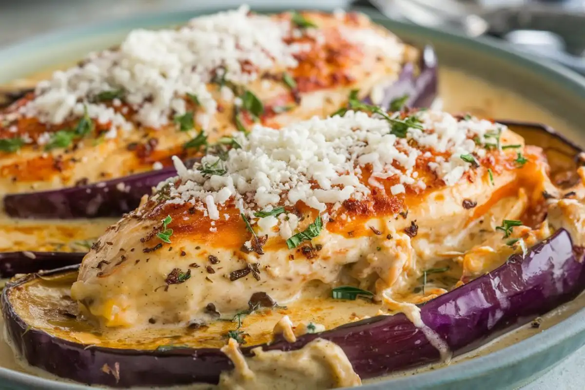 Eggplant Chicken Keto Dish