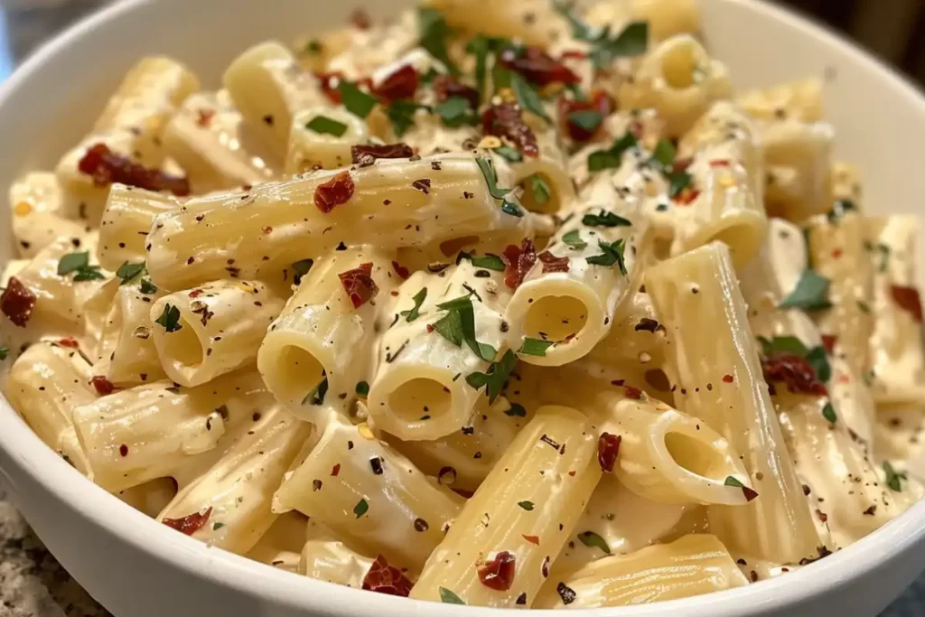 Marry Me Pasta served in a bowl