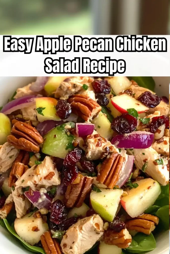 Apple Pecan Chicken Salad Recipe