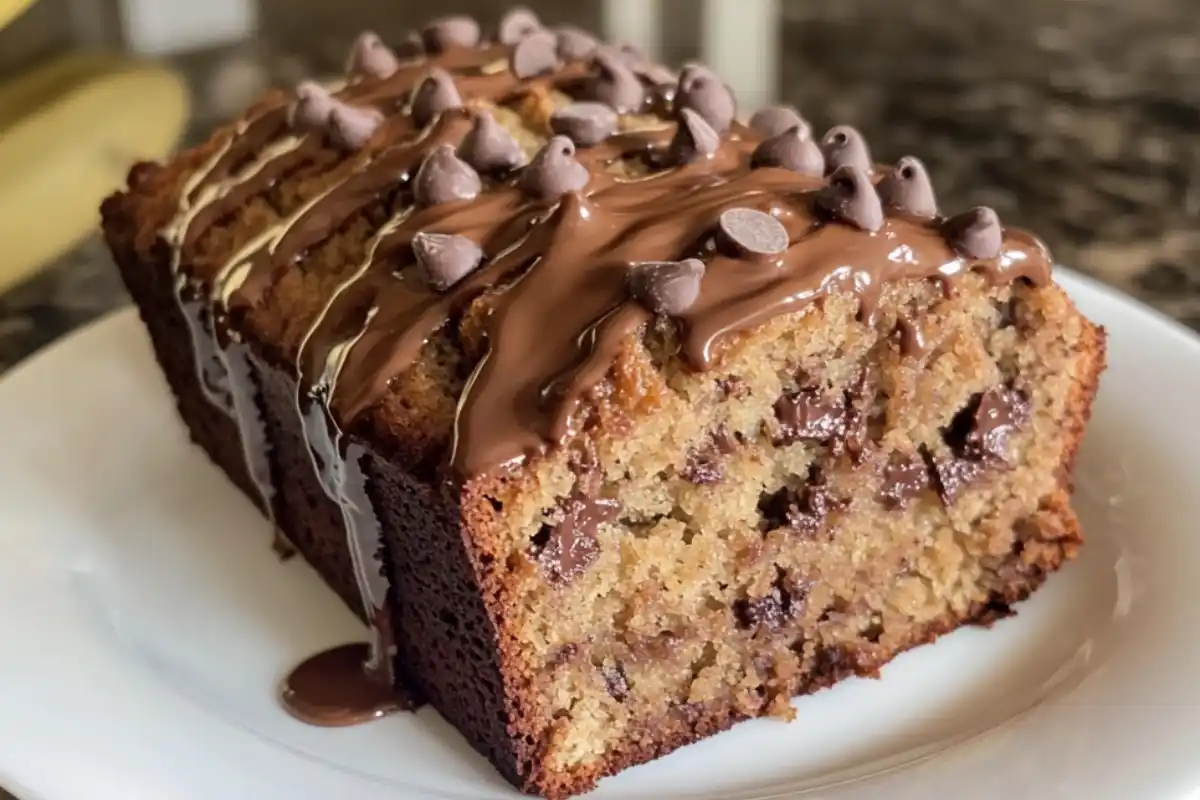 Banana Bread Recipe with Chocolate Chips