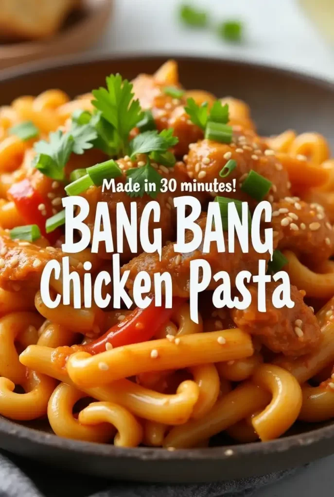 Bang Bang Chicken Pasta Recipe