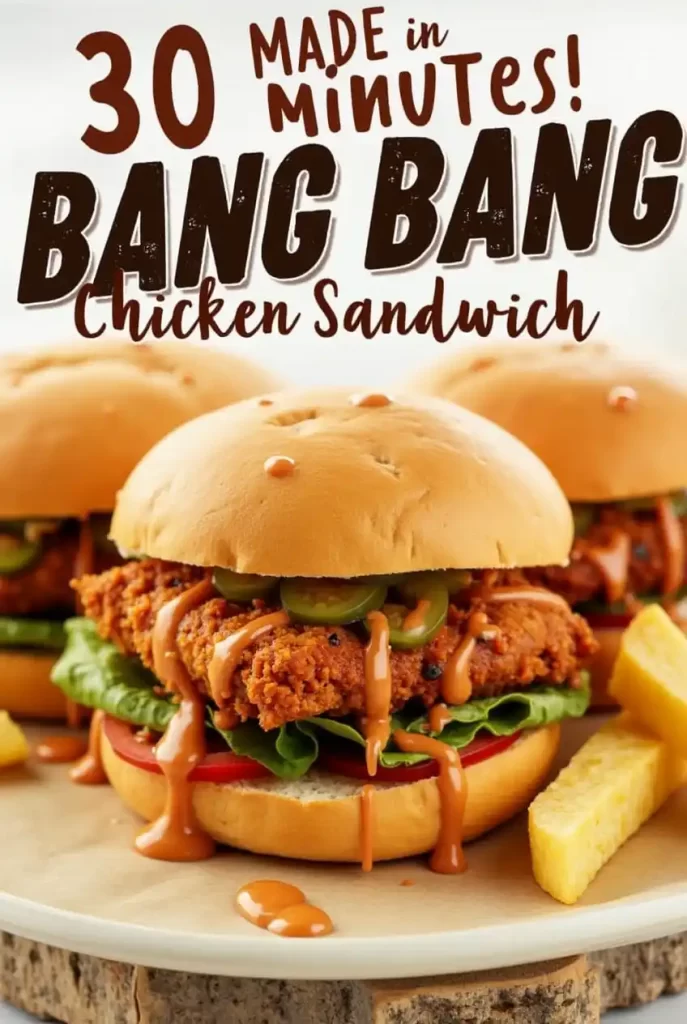 Bang Bang Chicken Sandwich Recipe