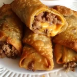 Cheeseburger Egg Rolls