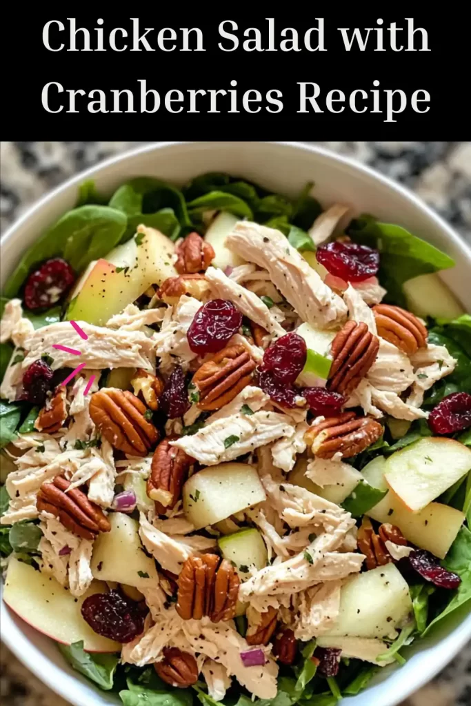 Chicken Salad with Cranberries Recipe