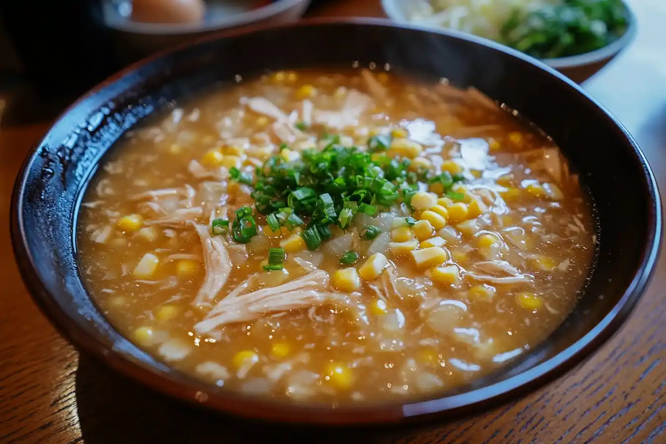 Chicken and Sweetcorn Soup Recipe