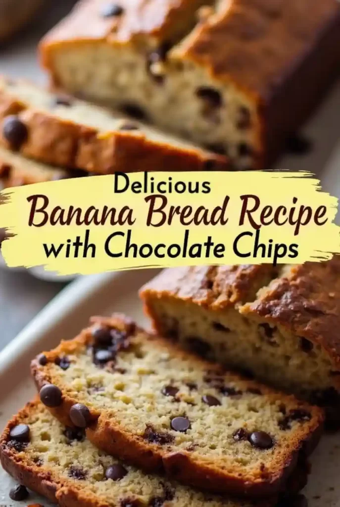 Delicious Banana Bread Recipe with Chocolate Chips