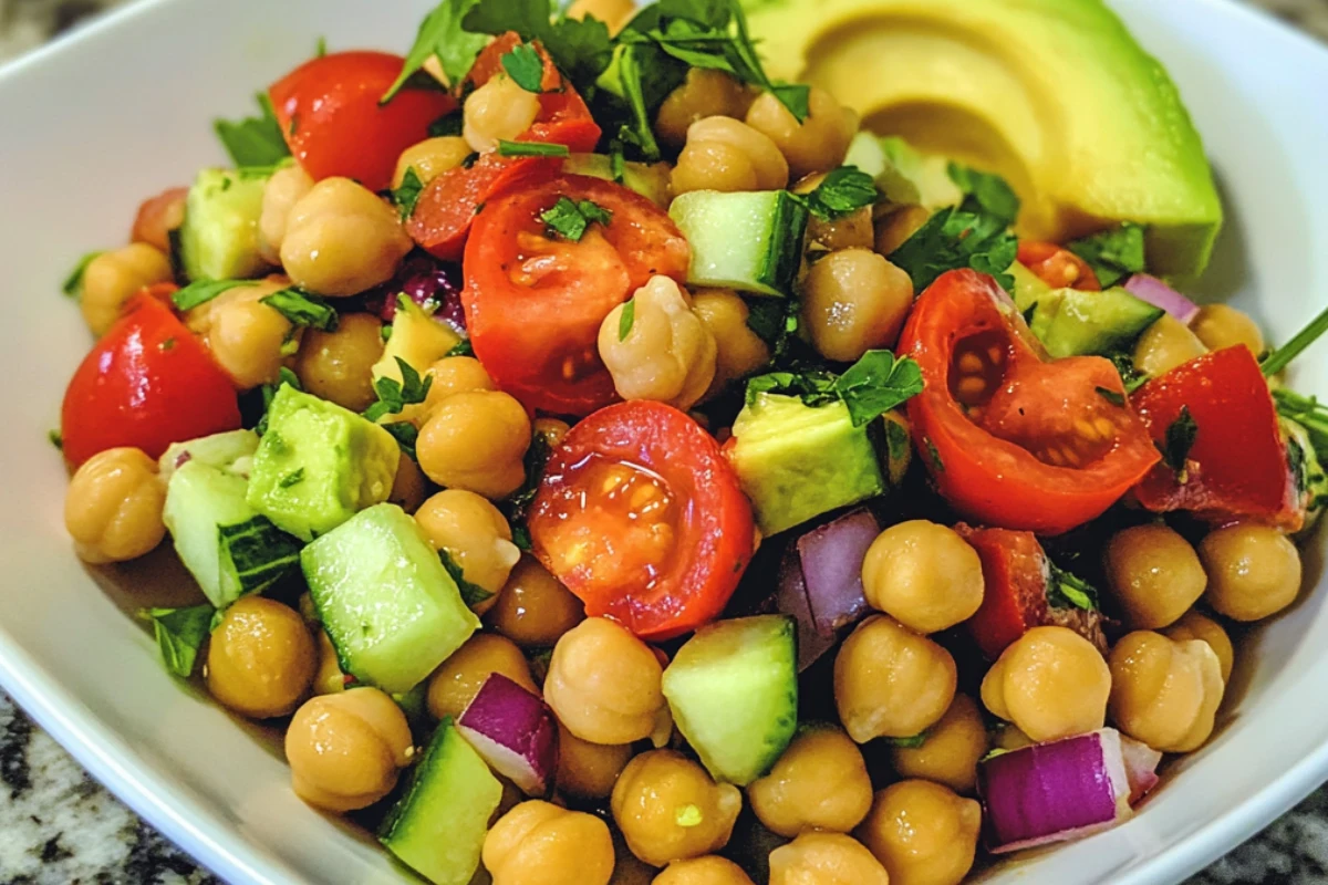 Easy Chickpea Salad Recipe