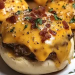 Garlic Parmesan Cheeseburger Bombs