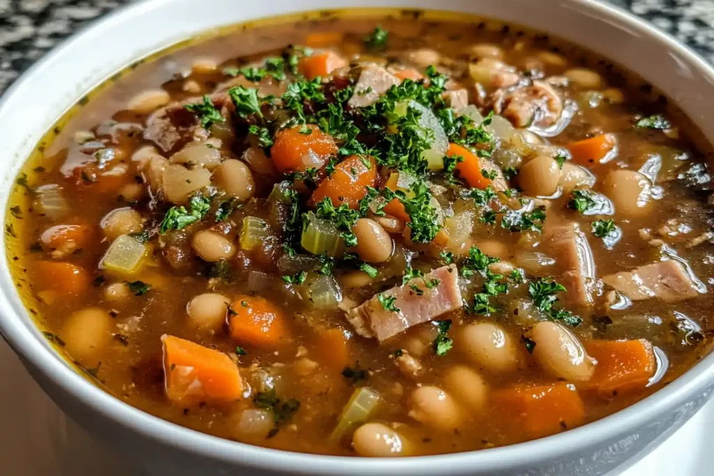 Hearty Ham and Bean Soup Recipe Crockpot