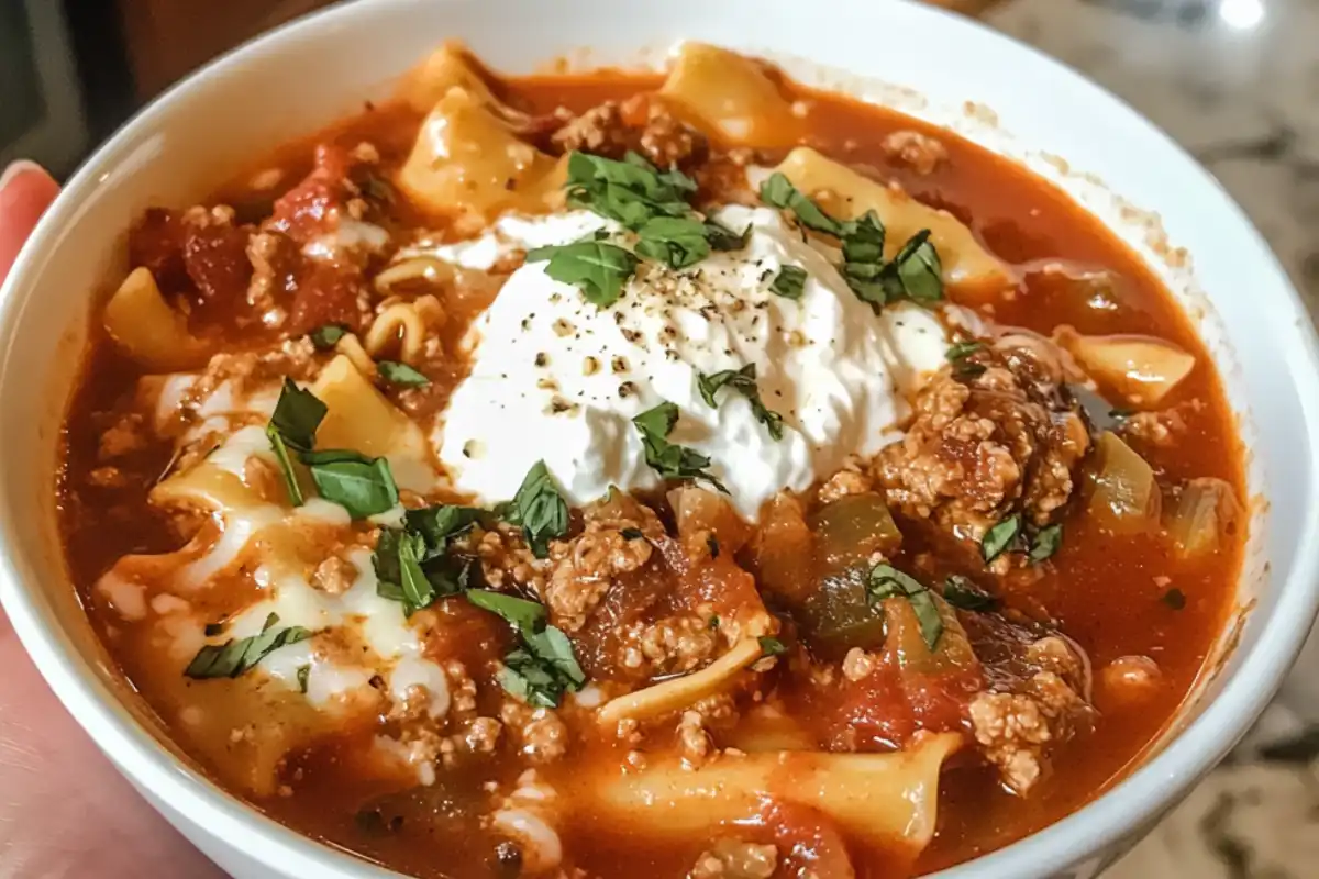 Lasagna Soup Recipe