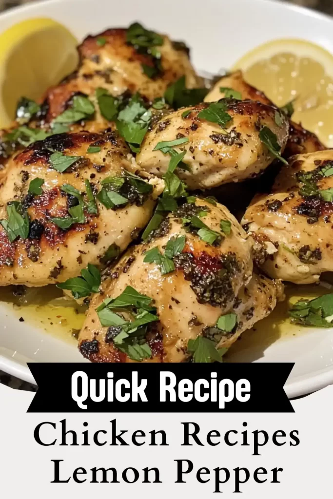 Lemon Pepper Chicken Recipe