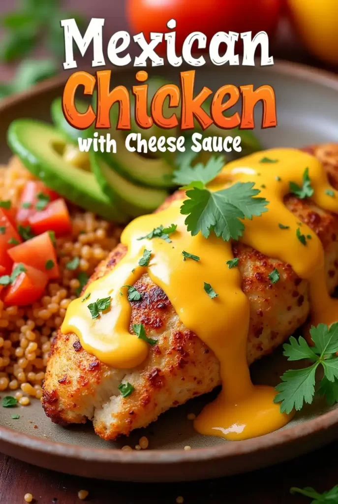 Mexican Chicken with Cheese Sauce