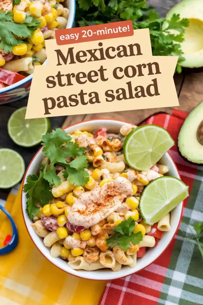 Mexican Street Corn Pasta Salad Recipe