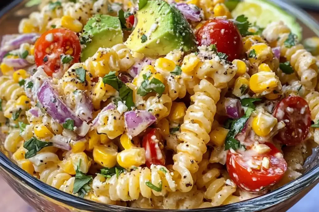 Mexican Street Corn Pasta Salad Recipe