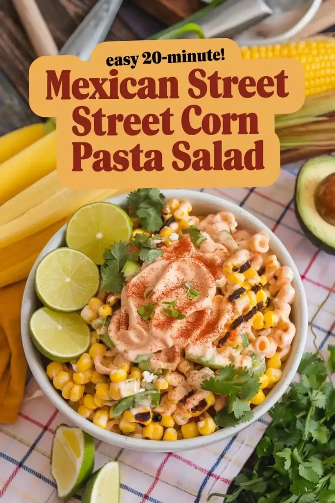 Mexican Street Corn Pasta Salad Recipe