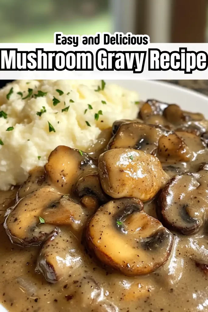 Mushroom Gravy Recipe