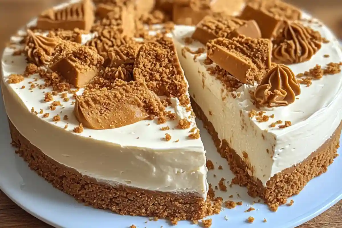 No-Bake Biscoff Cheesecake Recipe