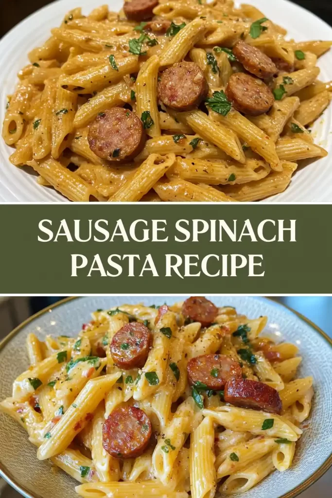 Sausage Spinach Pasta Recipe