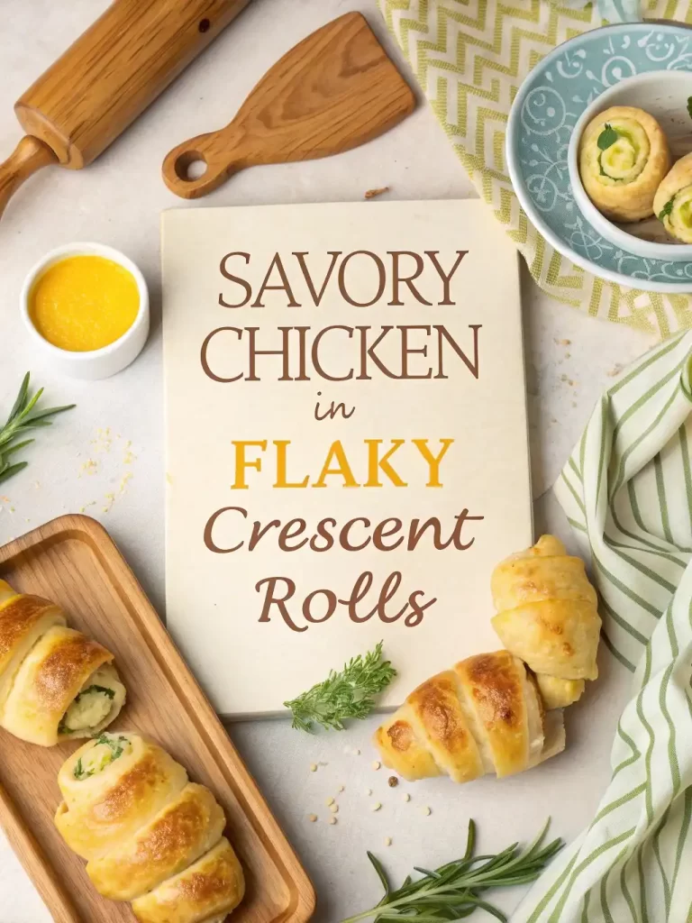 Savory Chicken in Flaky Crescent Rolls