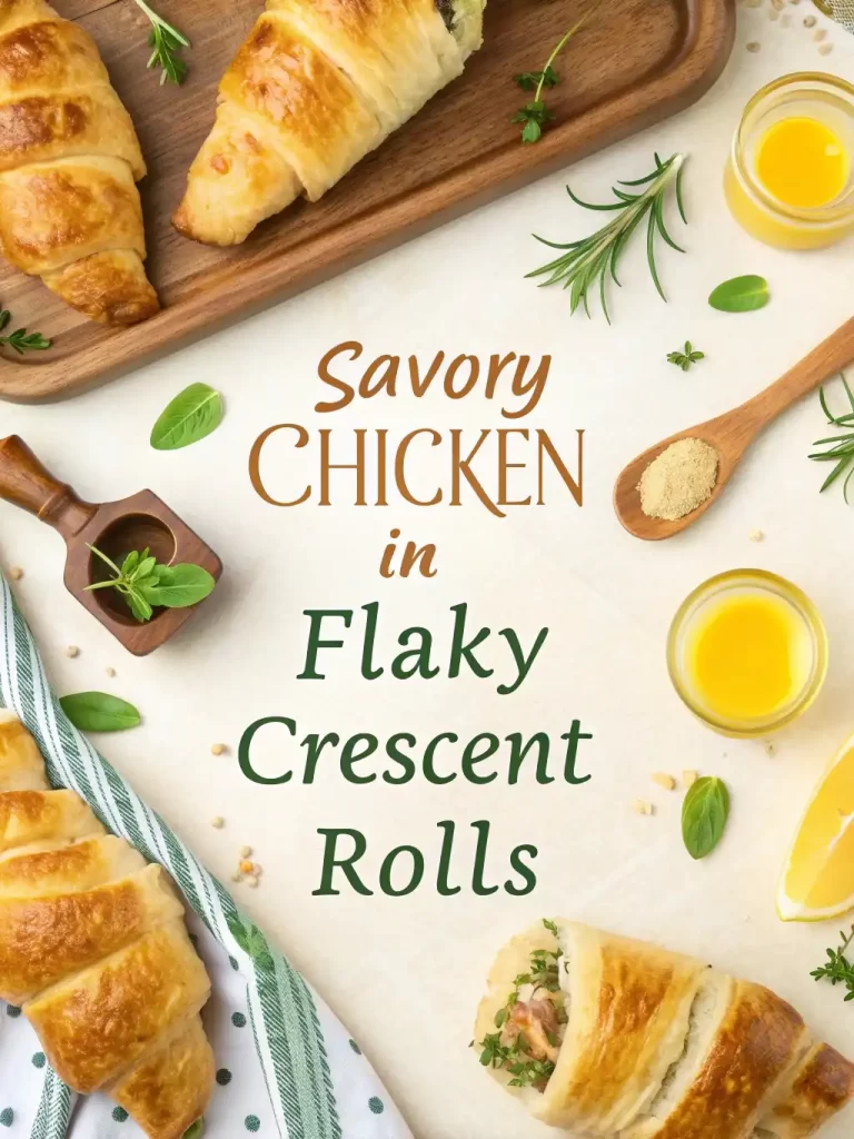 Savory Chicken in Flaky Crescent Rolls