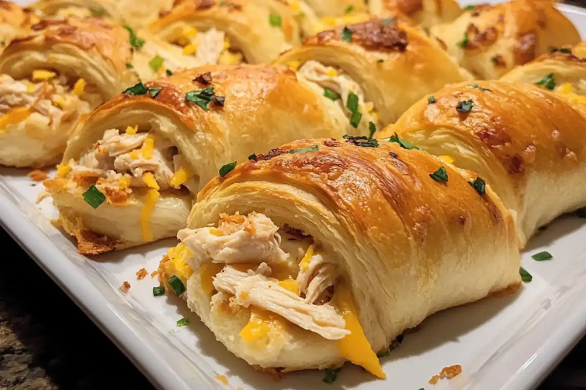 Savory Chicken in Flaky Crescent Rolls