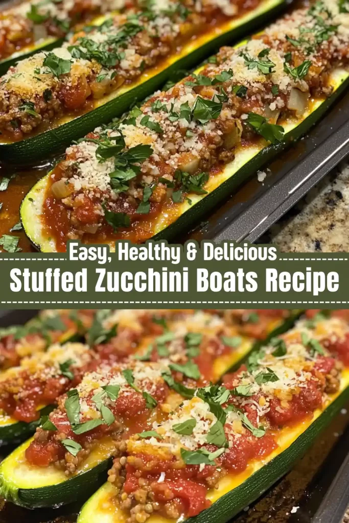 Stuffed Zucchini Boats Recipe