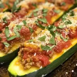 Stuffed Zucchini Boats Recipe