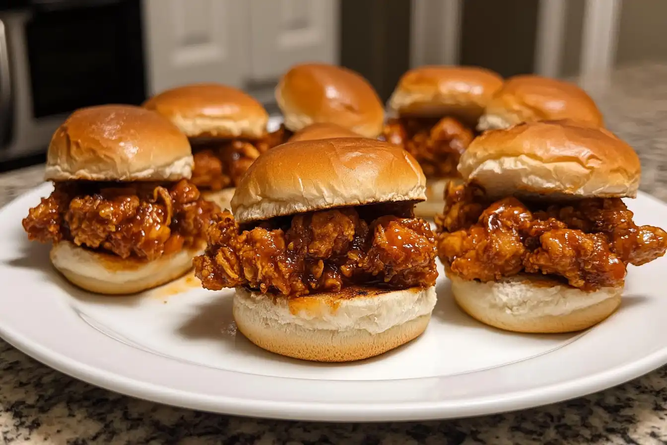 bang bang chicken sliders