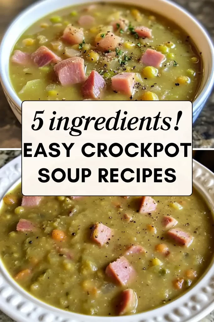 Easy crockpot soup recipes 5 ingredients