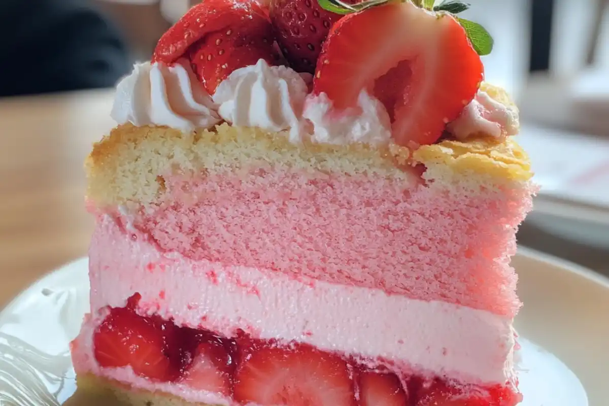 strawberry shortcake cake