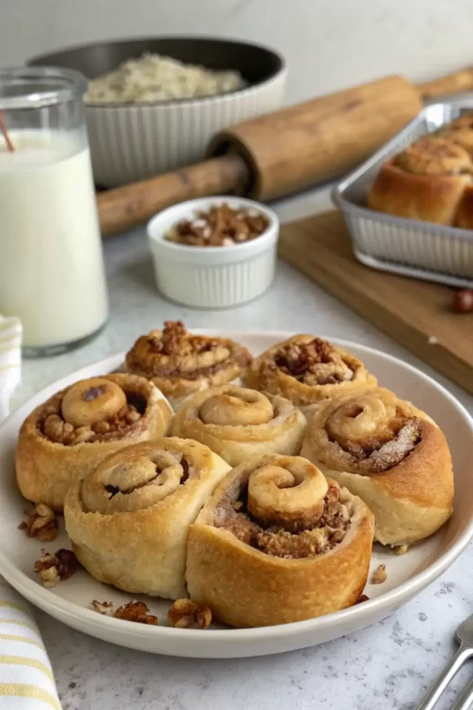 Banana Bread Cinnamon Rolls