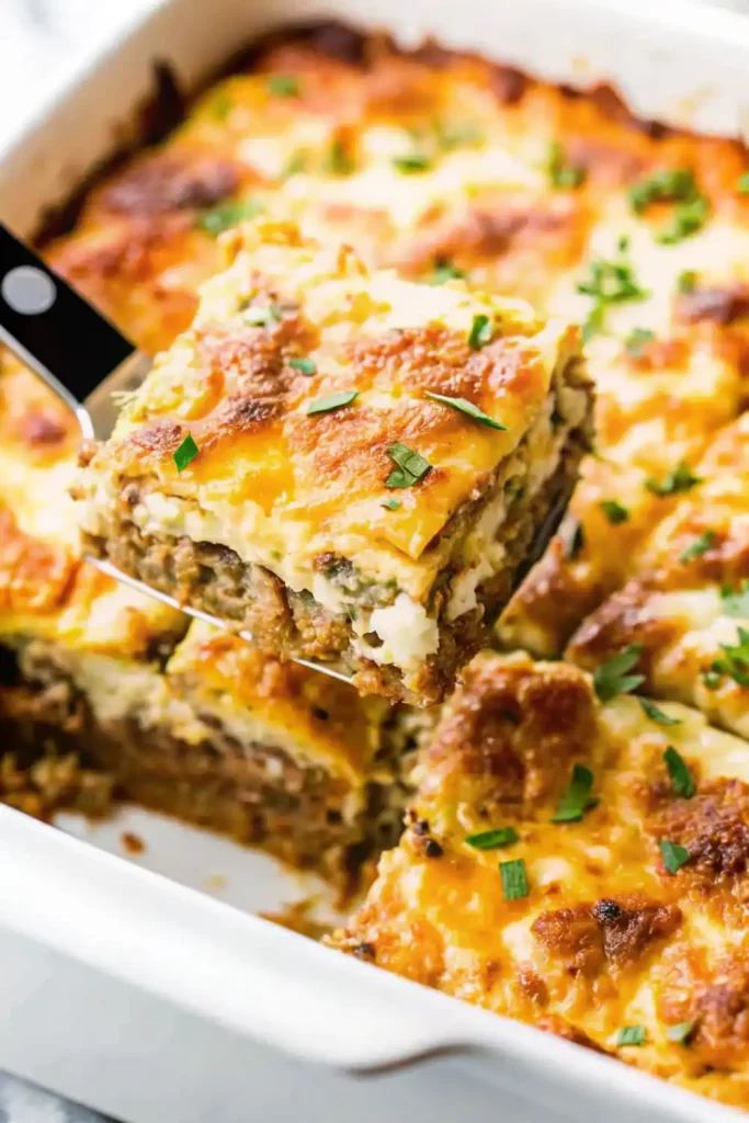 Breakfast Casserole with Crescent Rolls