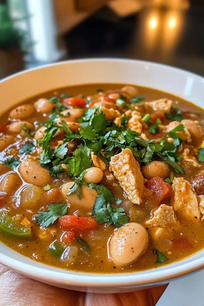 Cajun White Chicken Chili