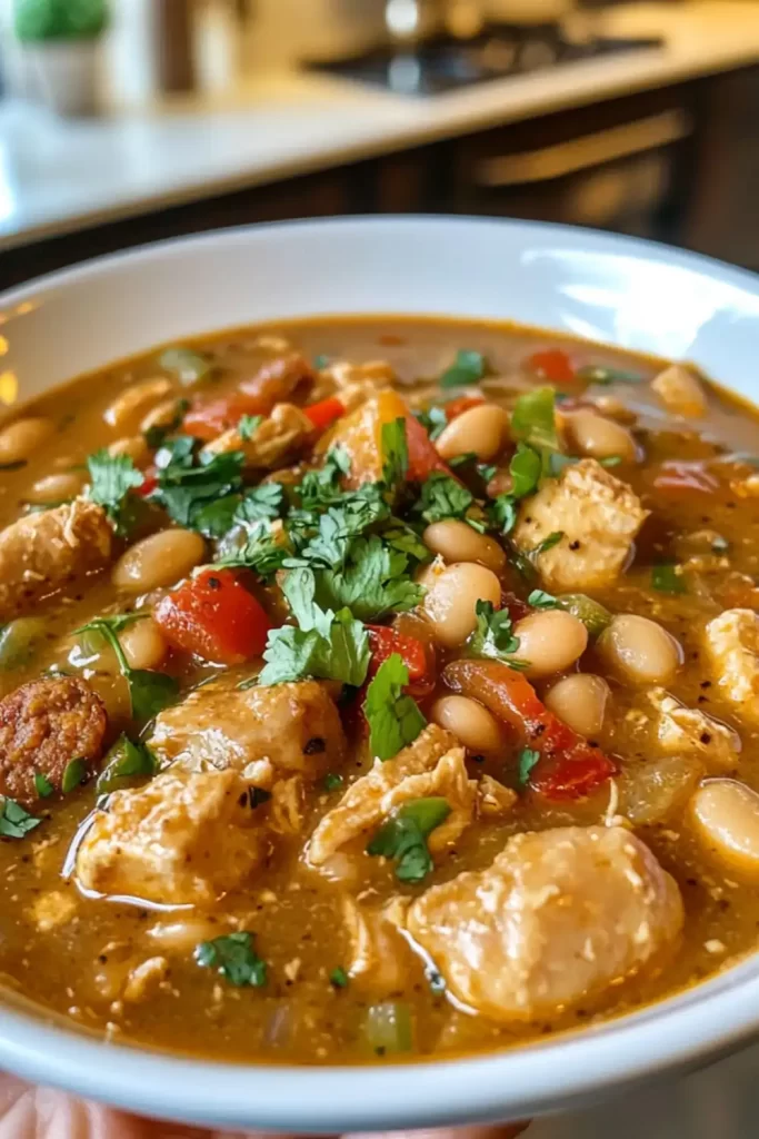 Cajun White Chicken Chili