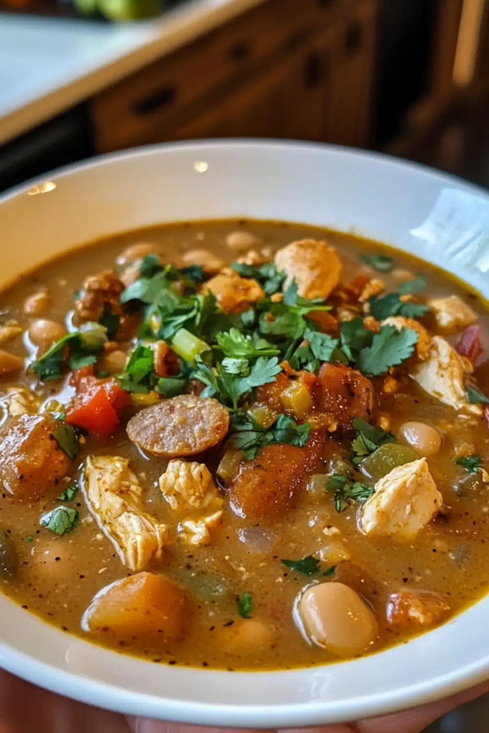 Cajun White Chicken Chili