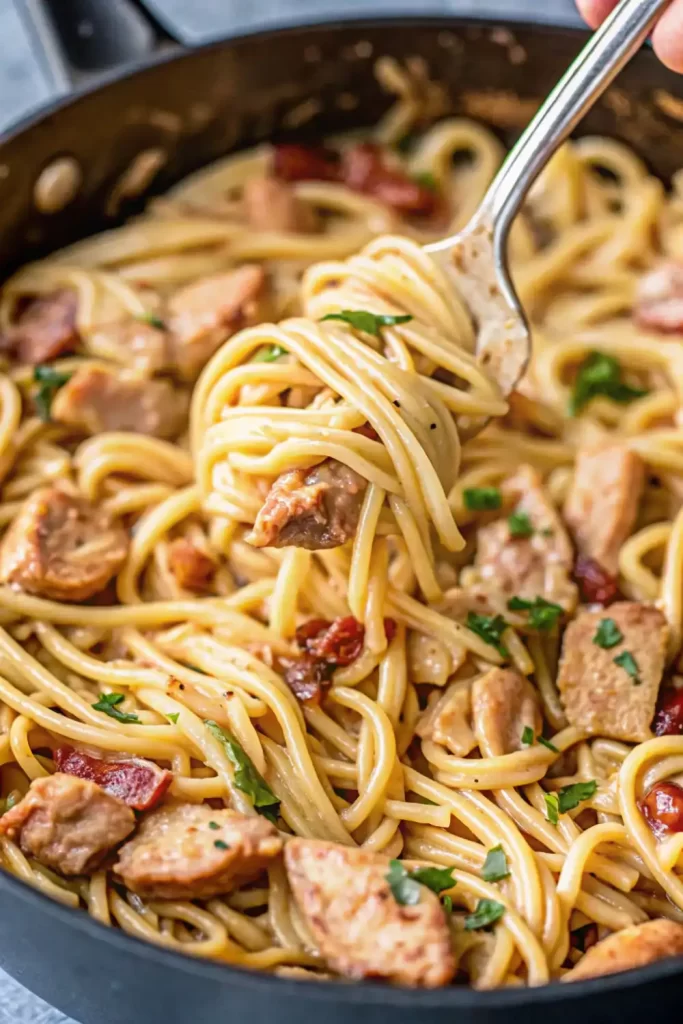 Chicken Carbonara Pasta Recipe