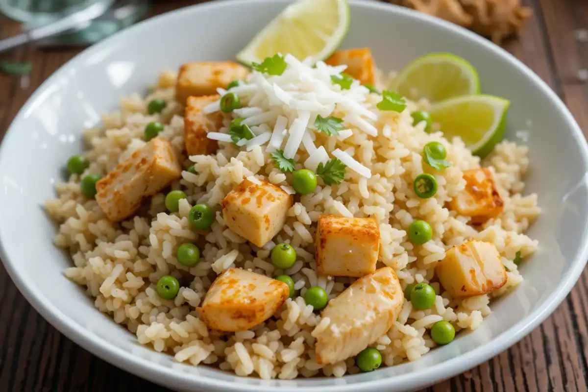 Coconut Chicken Rice Recipe