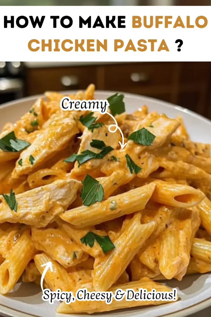 Creamy Buffalo Chicken Pasta