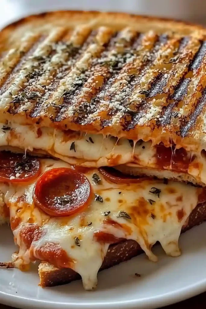 Delicious Grilled Pizza Sandwich Recipe