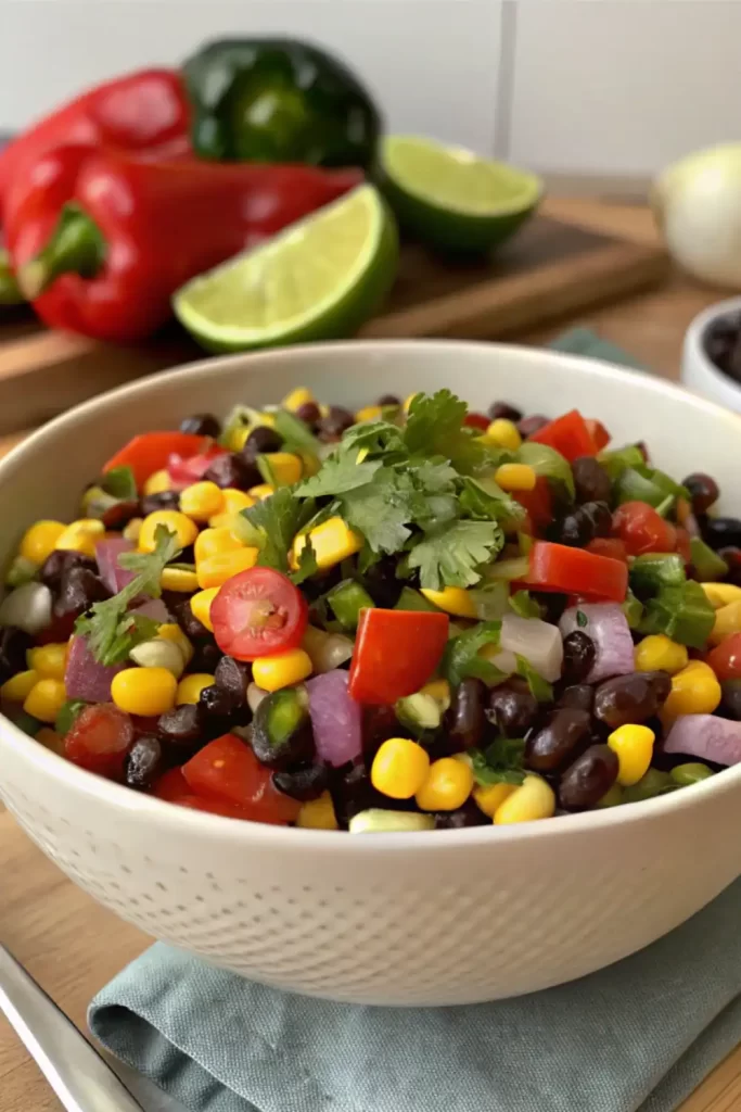 Easy Black Bean Corn Salad Recipe