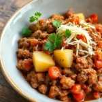 Easy Potatoes and Ground Beef Recipe