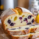 Lemon Blueberry Cream Cheese Sourdough