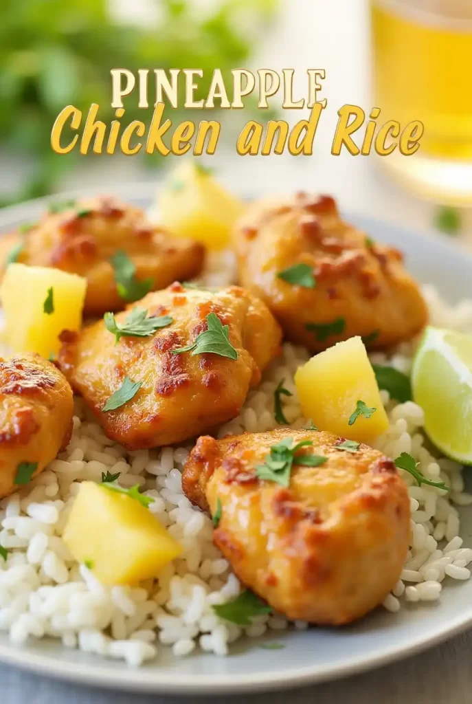 pineapple chicken and rice recipe