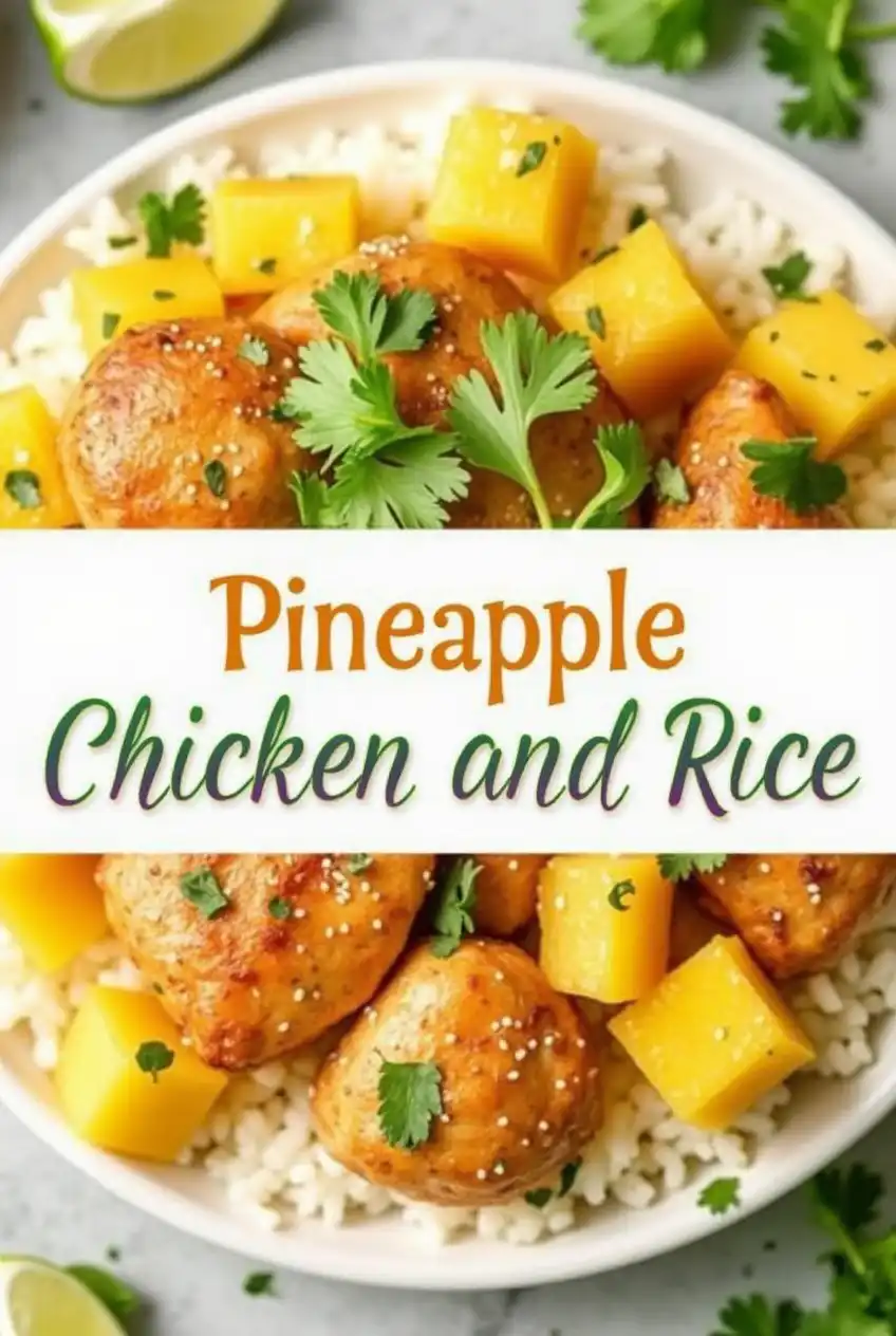 pineapple chicken and rice recipe