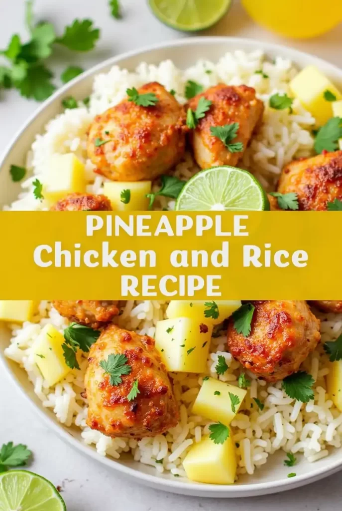 pineapple chicken and rice recipe