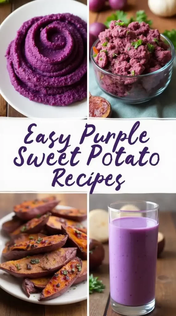 Purple Sweet Potato Recipes