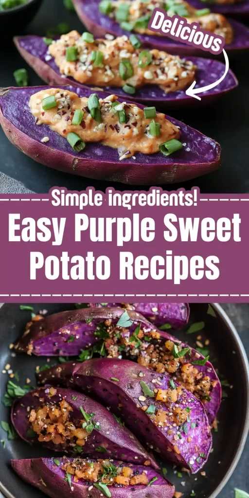 Purple Sweet Potato Recipes