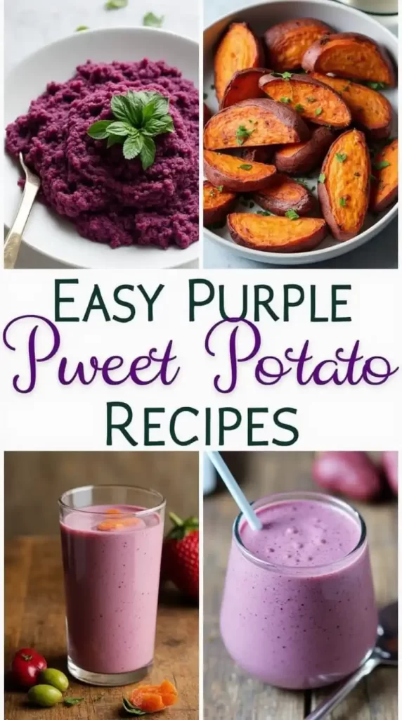 Purple Sweet Potato Recipes