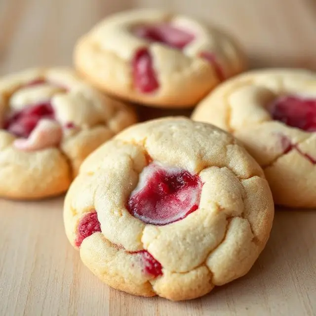 Raspberry Cheesecake Cookies