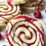 Raspberry Swirl Shortbread Cookies